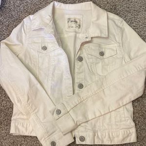 Mudd White Jean Jacket